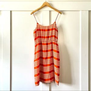 J. Crew Silk Striped Sundress